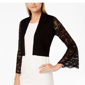 Calvin Klein cropped lace cardigan